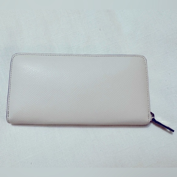 NWT COACH | Accordion Zip Bicolor Crossgrain Leather F52756 Wallett - Picture 2 of 7